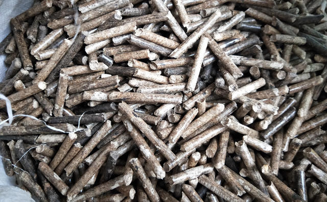 木屑顆粒機(jī)加工的顆粒圖