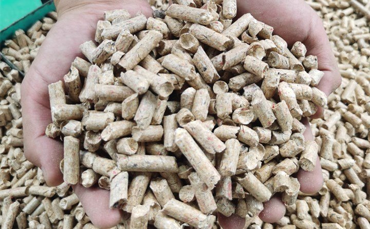 秸稈、鋸末、廢木頭等加工成顆粒狀的生物質(zhì)燃料